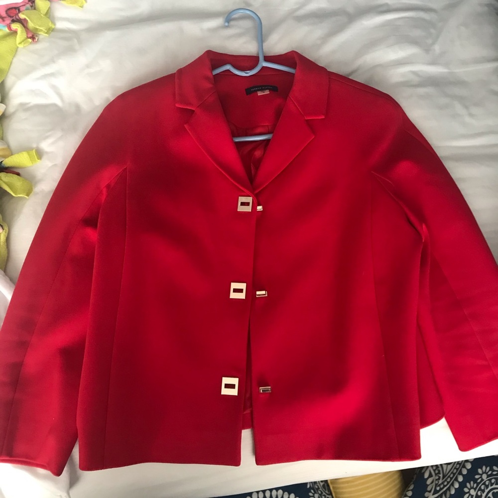 Tommy Hilfiger Red Blazer